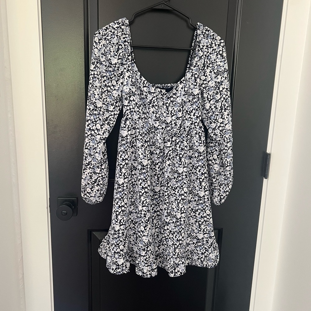 Floral long sleeve dress